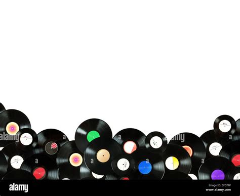 Abstract music colorful background made of vintage vinyl records ...