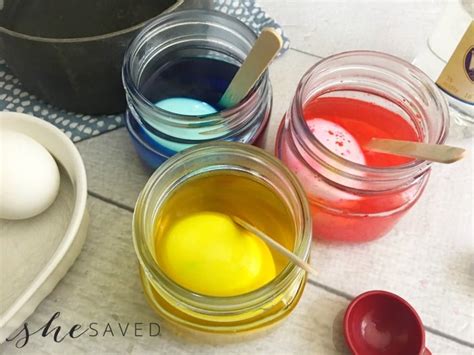 Dye Easter Eggs With Baking Soda Vinegar