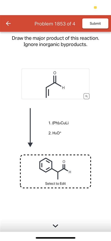 Solved Draw The Major Product Of This Reaction Ignore