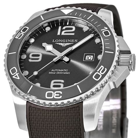 Longines Hydroconquest Automatic 43mm Grey Dial Ceramic Bezel Grey