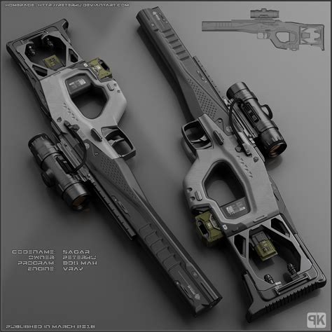 Sci Fi Rifles By Peterku On Deviantart