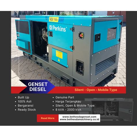 Jual Genset Silent 200 Kva Stamford Perkins 200 Kva 100kva Silent