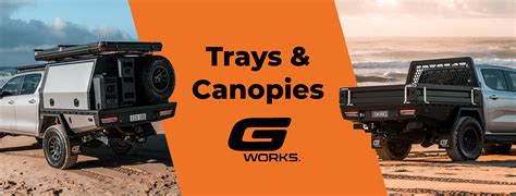 GWorks Aluminium Tray And Canopy Packages Sharp 4x4