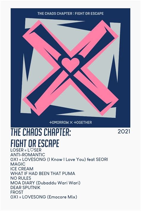 Blue Text Txt Together The Chaos Chapter Fight Or Escape Album