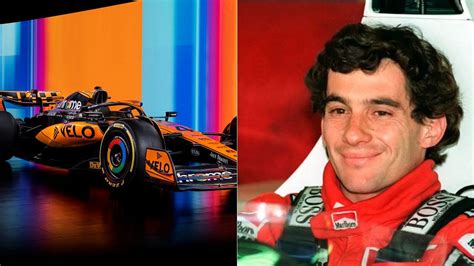 McLaren Honours the Legacy of Ayrton Senna On Their 2023 F1 Car - The SportsRush