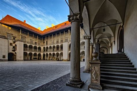 Wawel Castle The Arcaded Courtyard Zamek Kr Lewski Na Wawelu