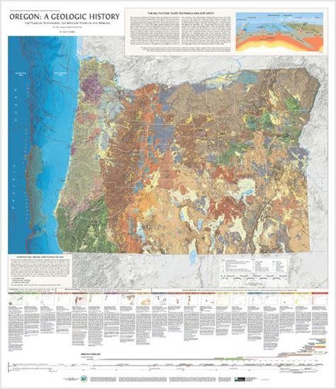 Oregon A Geologic History Map