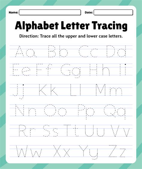 Tracing Letters Printable Sheets | Free PDF Printables 
