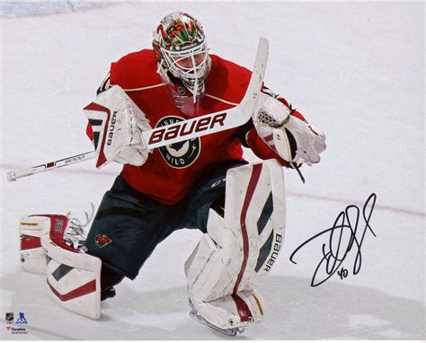 Devan Dubnyk Minnesota Wild Autographed X Shootout Victory