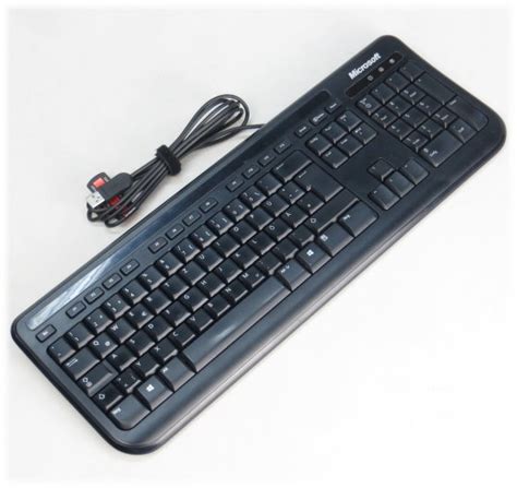 Microsoft Wired Keyboard 400 Tastatur Deutsch Usb Schwarz X823082 007 Eingabe And Lesegerät 10037491