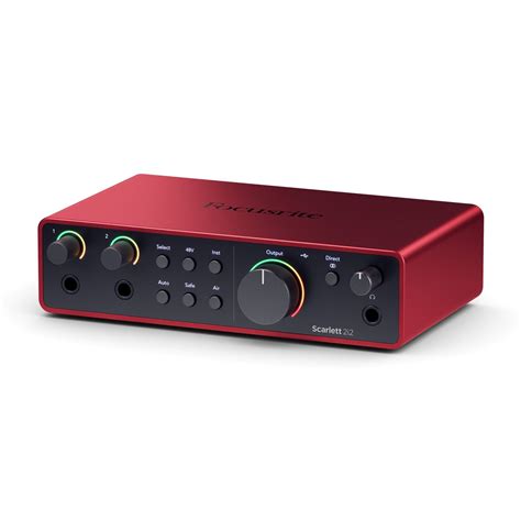 Interfaz Focusrite Scarlett 2i2 4ra Gen Sonomarcas