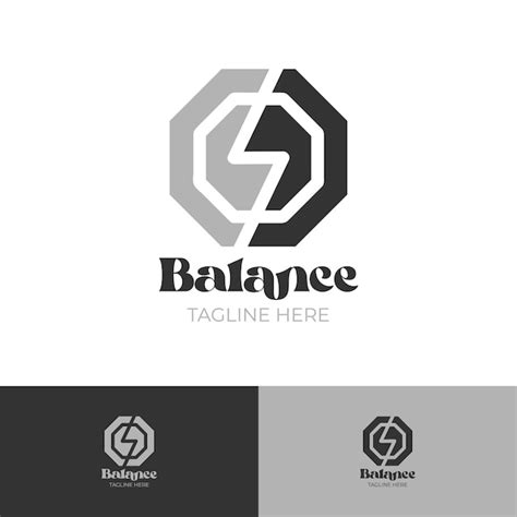 premium vector  logo   brand called balance