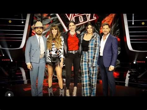 La Voz México 2022 Introducción Yuridia Ha Ash David Bisbal y Joss