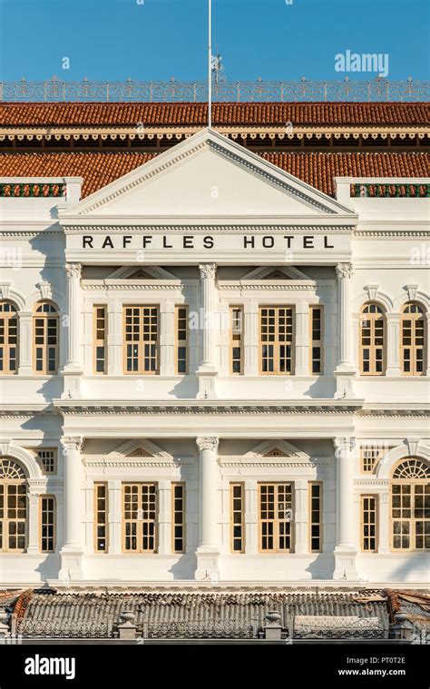 raffles hotel singapore  res stock photography  images alamy