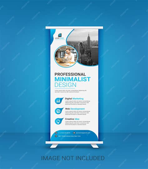 Premium Vector Professional Modern Corporate Roll Up Standee Banner