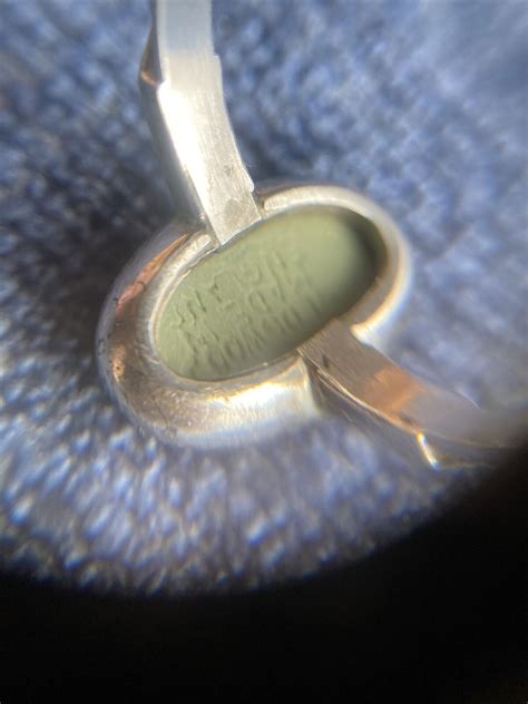 Vintage Sterling Silver Wedgwood Green Jasperware Ring Ebay