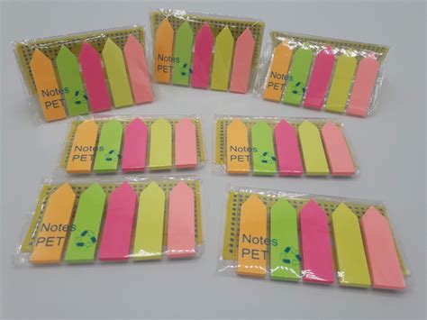 Banderitas Se Aladores Adhesivas Tipo Post It Neon Pack X