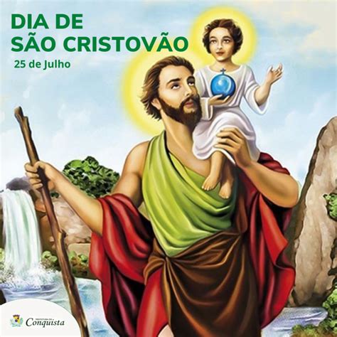 Dia De São Cristovão Prefeitura Municipal De Conquista Mg