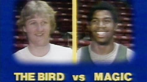 Magic Johnson And Larry Bird In College