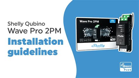 Shelly Qubino Wave Pro 2PM Installation Video YouTube