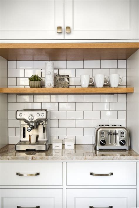 Built In Kitchen Coffee Bar Ideas Pickled Barrel