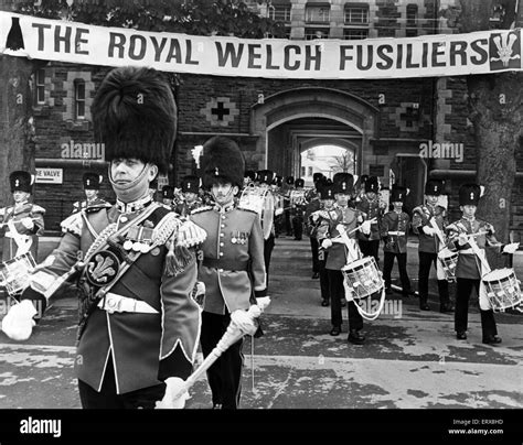 Les fusiliers royaux de welch Banque de photographies et dimages à