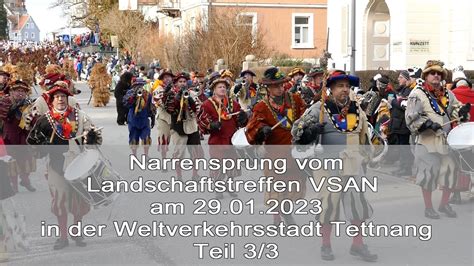 Narrensprung Vom Landschaftstreffen VSAN Am 29 01 2023 In Der