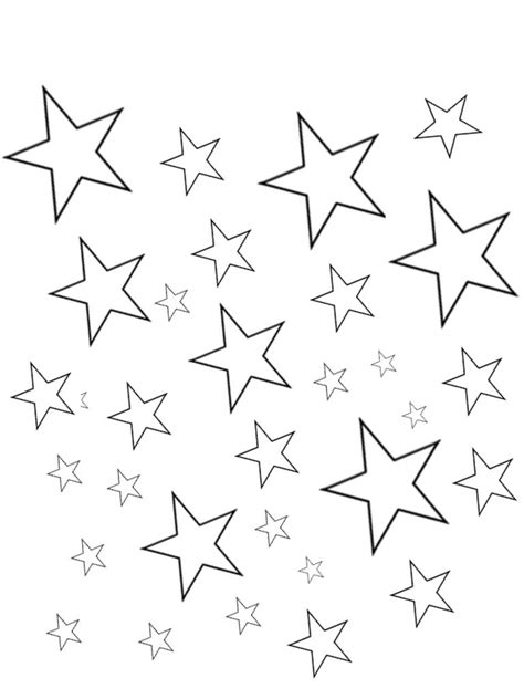 Star Coloring Pages For Kids At Free Printable