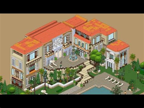 Mansi N En Beverly Hills Construccion En Habbo Speedbuild Youtube