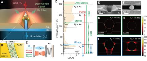 Continuous Wave Frequency Upconversion With A Molecular Optomechanical