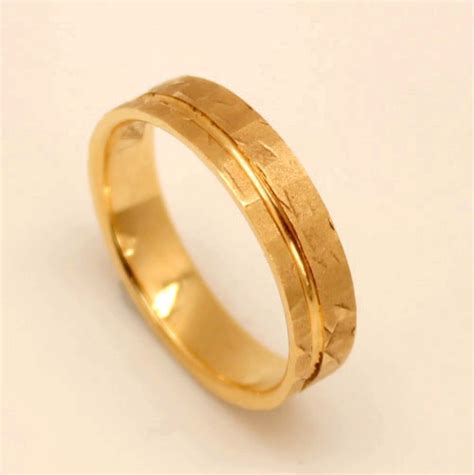 Comprar Online Alianza De Boda Oro 18 K Rosa Mate Especial Bisel Brillo