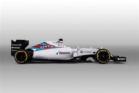 2015 F1 Williams Mercedes Fw37 Car Side View Racing Mercedes