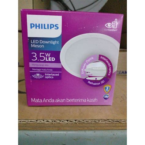 Jual Philips Downlight Led Meson W W Shopee Indonesia