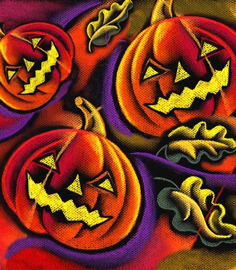 Halloween Painting By Leon Zernitsky Fine Art America