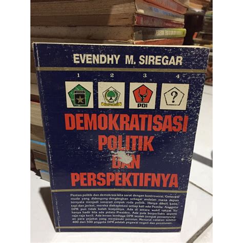 Jual Buku Original Demokratisasi Politik Dan Perspektifnya Shopee