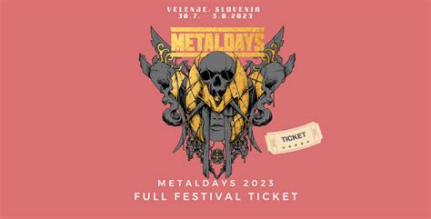 MetalDays 2023 Full Festival ticket