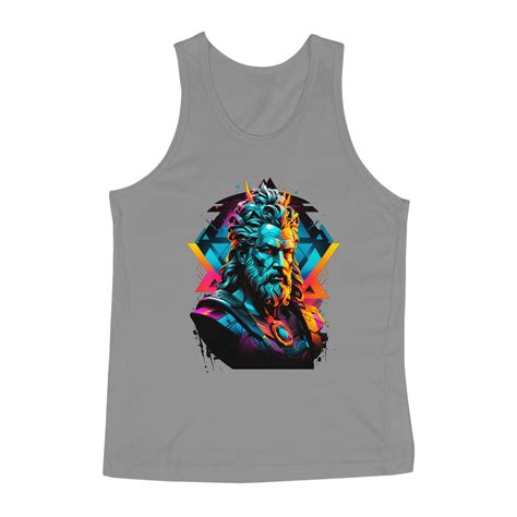 Regata Masculina Quality Regata Zeus Cyberpunk Em Arte M Tica