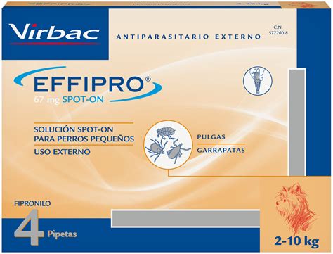 Virbac Pipetas Effipro Soluci N Spot On Para Perros Para Perros De A