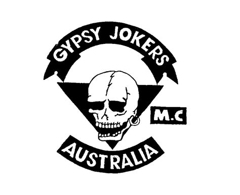 Gypsy Joker MC Patch Logo Australia - One Percenter Bikers