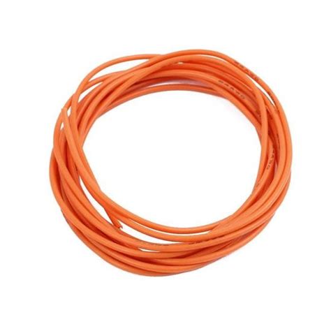 2 mètres jauge Orange 24AWG Câble cuivre multibrins souples fil