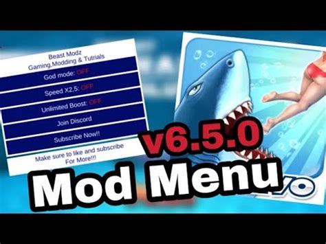 Hungry Shark Evolution Mod Menu Youtube