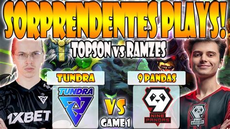 TUNDRA VS 9 PANDAS BO2 GAME 1 TOPSON SKITER 33 VS RAMZES KIYOTAKA