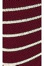 Hunza G Jean Bikini Set In Wine White Stripe REVOLVE