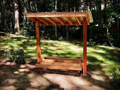 Outdoor Oil Firewood Shelter General Finishes Design Center