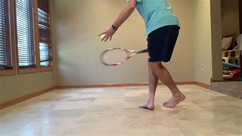 Backhand Slice Approach Shot With Cross Over Step Youtube