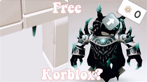 Free Korblox Lets Find Out Youtube