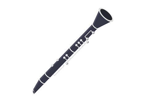 Clarinet Vector Design Clarinet Flat Style Vector Illustration