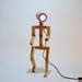 Articulated Design Lamp Madame Made From Recycled Wood Anloefu Etsy