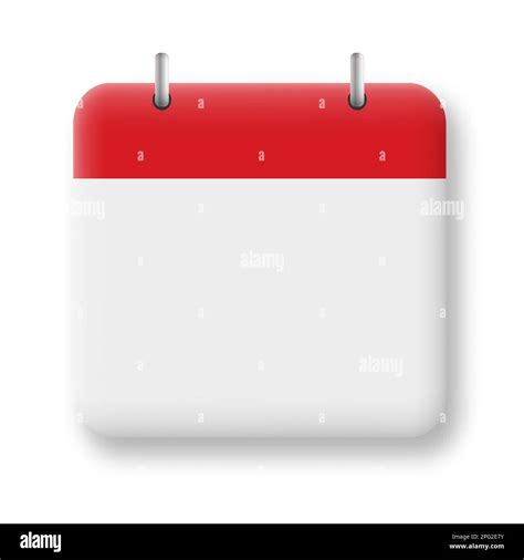 Calendar Date 3d Icon Vector Illustration Isolated On White Background