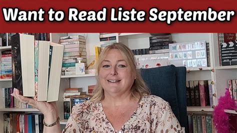 September Want To Read Leseliste B Cher F R Den September Youtube